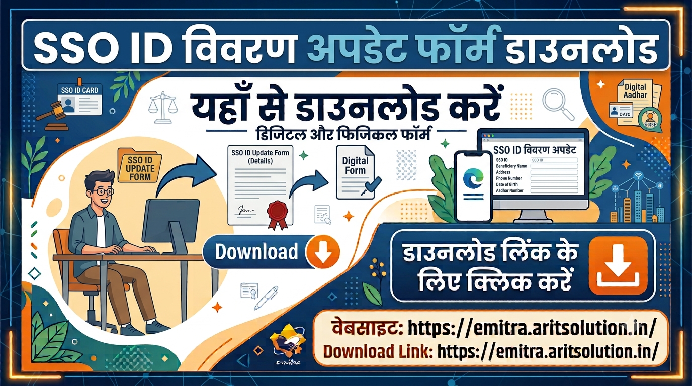 SSO ID Details Update Form Download