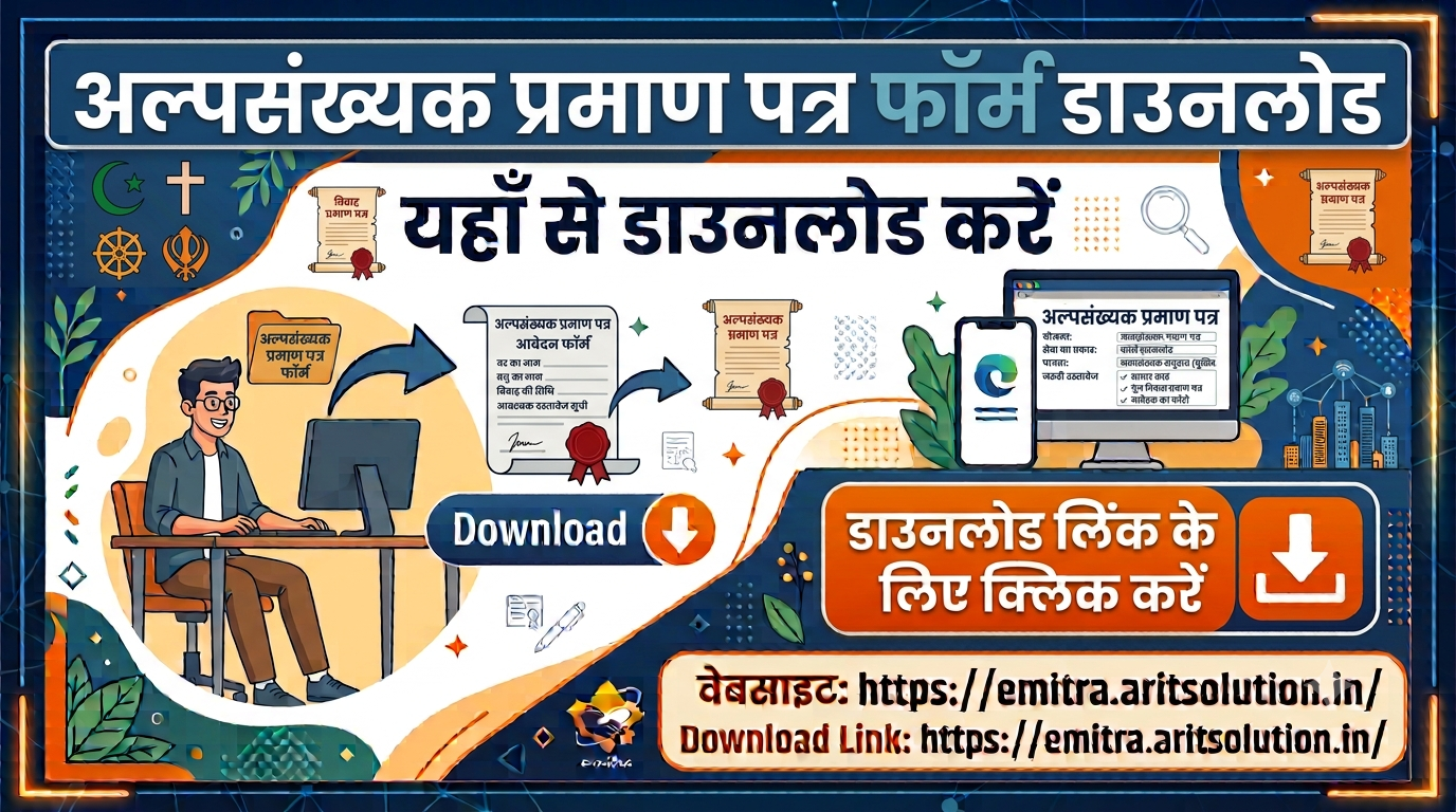 Minority Cartificate Form Download