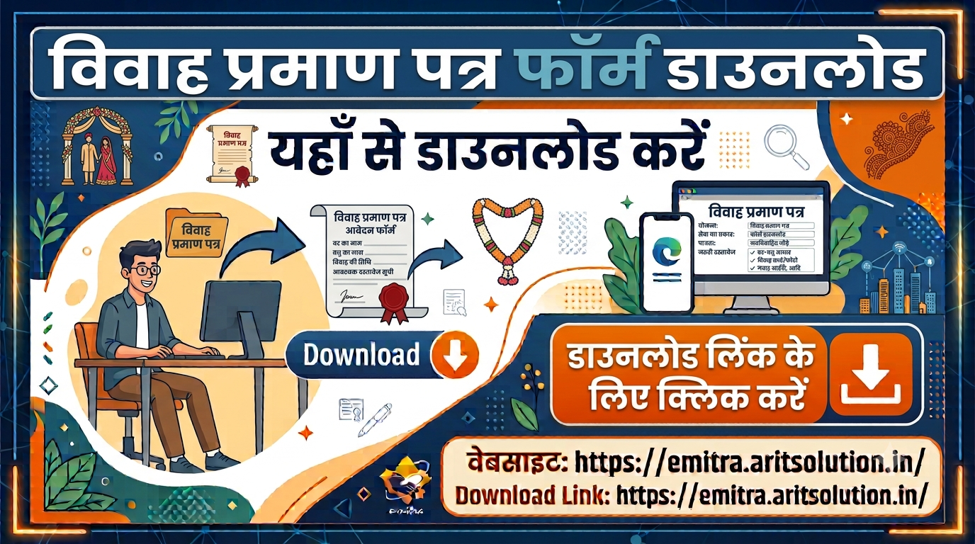 Marrige Certificate Form Download
