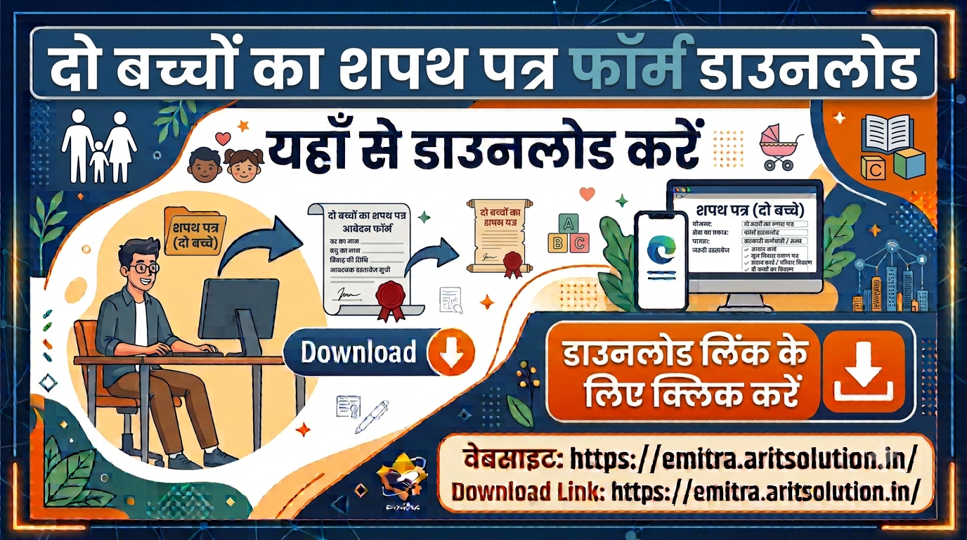 Affidevite Two Children Format Download